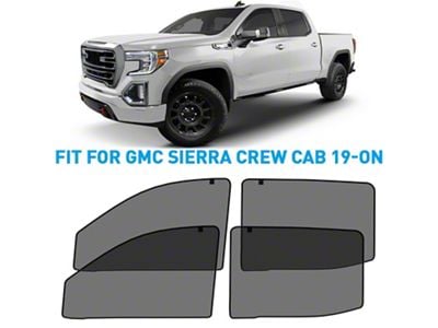 Magnetic Car Window Sunshade (19-24 Sierra 1500 Crew Cab)