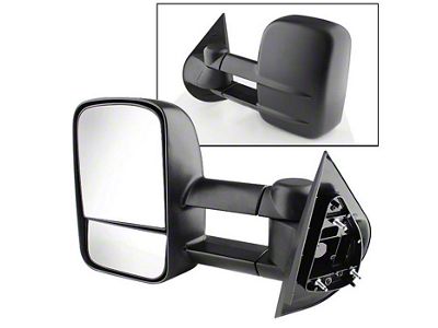 Manual Extendable Towing Mirror; Driver Side (07-13 Sierra 1500)