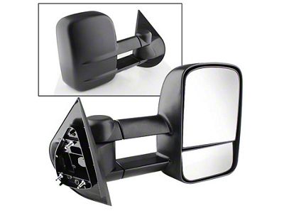 Manual Extendable Towing Mirror; Passenger Side (07-13 Sierra 1500)