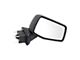 Manual Folding Mirrors with Spotter Glass; Textured Black (19-24 Sierra 1500)