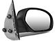 Manual Heated Side Mirror; Black; Passenger Side (07-13 Sierra 1500)