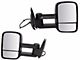 Manual Heated Towing Mirrors; Textured Black (03-06 Sierra 1500)