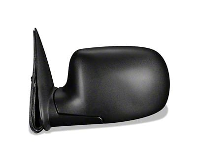 Manual Mirror; Driver Side; Textured Black (99-06 Sierra 1500)