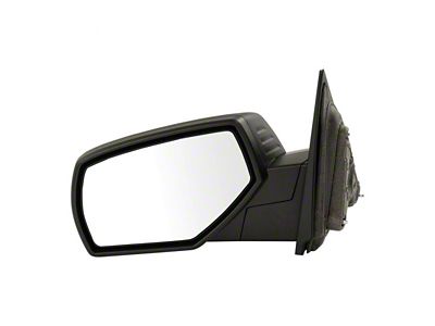 Manual Mirror; Textured Black; Driver Side (14-18 Sierra 1500)