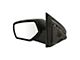 Manual Mirror; Textured Black; Driver Side (14-18 Sierra 1500)