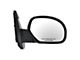 Manual Mirror; Textured Black; Passenger Side (07-13 Sierra 1500)