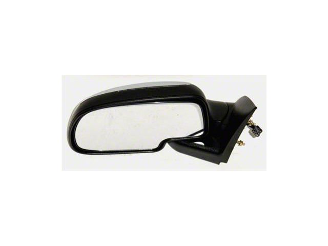 Replacement Manual Non-Heated Foldaway Side Mirror; Driver Side; Chrome Cap (99-06 Sierra 1500)