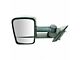 Manual Towing Mirror; Textured Black; Driver Side (14-18 Sierra 1500)