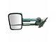 Manual Towing Mirror; Textured Black; Driver Side (14-18 Sierra 1500)