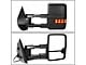 Manual Towing Mirrors with Amber LED Turn Signals Black (07-13 Sierra 1500)