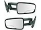 Manual Towing Mirrors; Textured Black (00-06 Sierra 1500)