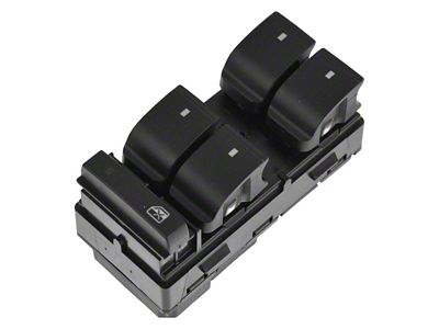 Master Power Window Switch; Front Driver Side (07-13 Sierra 1500)