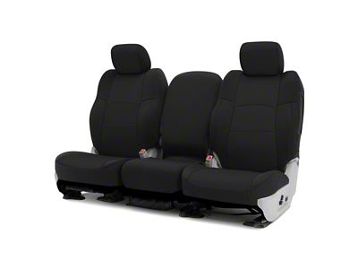 ModaCustom Wetsuit Front Seat Covers; Black (10-13 Sierra 1500 w/ Bench Seat)