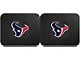 Molded Rear Floor Mats with Houston Texans Logo (Universal; Some Adaptation May Be Required)