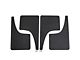 Mud Flaps; Front and Rear; Carbon Flash Metallic Vinyl (19-24 Sierra 1500)