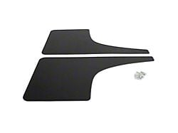 Mud Flaps; Rear; Matte Black Vinyl (19-25 Sierra 1500)