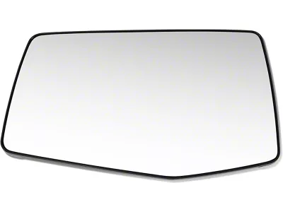 OE Style Non-Powered Mirror Glass; Driver Side (19-25 Sierra 1500 w/o Towing Mirrors)