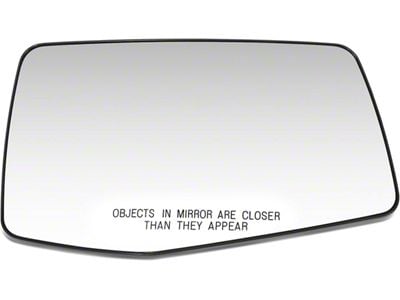 OE Style Non-Powered Mirror Glass; Passenger Side (19-25 Sierra 1500 w/o Towing Mirrors)