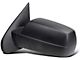 OE Style Side Mirror with LED Puddle Light; Matte Black; Driver Side (14-18 Sierra 1500)