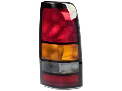 OE Style Tail Light; Black Housing; Red/Clear Lens; Passenger Side (04-06 Sierra 1500)