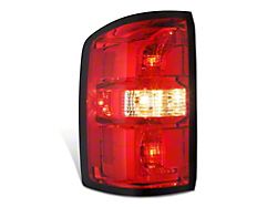 OE Style Tail Light; Chrome Housing; Clear Lens; Driver Side (14-15 Sierra 1500)