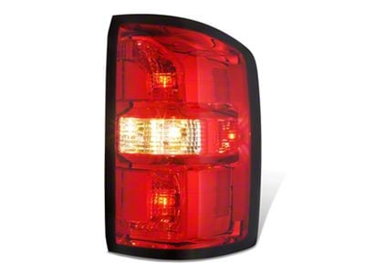 OE Style Tail Light; Chrome Housing; Clear Lens; Passenger Side (14-15 Sierra 1500)