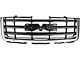 OE Style Upper Replacement Grille; Chrome (07-13 Sierra 1500, Excluding Denali)