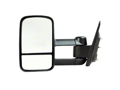 OEM Style Extendable Manual Towing Mirror; Driver Side (14-19 Sierra 1500)