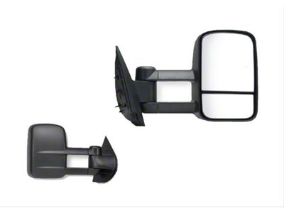 OEM Style Extendable Manual Towing Mirrors; Driver and Passenger Side (07-14 Sierra 1500)