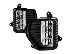 OEM Style Full LED Fog Lights; Clear (19-21 Sierra 1500 Denali; 2022 Sierra 1500 Denali Limited)