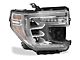 OEM Style Full LED Headlight; Black Housing; Clear Lens; Passenger Side (19-21 Sierra 1500)