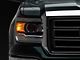 OEM Style Headlight; Chrome Housing; Clear Lens; Driver Side (14-18 Sierra 1500 w/ Factory Halogen Headlights)