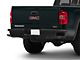 OEM Style Steel Rear Bumper; Pre-Drilled for Backup Sensors; Black (14-18 Sierra 1500)