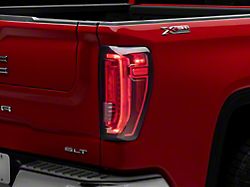 OEM Style Tail Light; Black Housing; Red/Clear Lens; Passenger Side (19-24 Sierra 1500 w/ Factory LED Tail Lights)