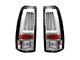 OLED Tail Lights; Chrome Housing; Clear Lens (99-06 Sierra 1500 Fleetside)