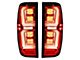 OLED Tail Lights; Chrome Housing; Clear Lens (19-24 Sierra 1500 w/ Factory Halogen Tail Lights)