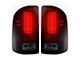 OLED Tail Lights; Chrome Housing; Dark Red Smoked Lens (16-18 Sierra 1500 w/ Factory LED Tail Lights)