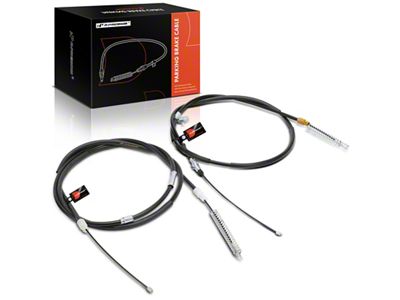 Parking Brake Cables; Rear (2014 Sierra 1500 Double Cab)