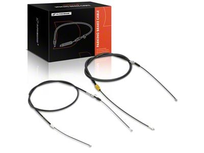 Parking Brake Cables; Rear (09-13 Sierra 1500 Regular Cab w/ 6.50-Foot Standard Box)