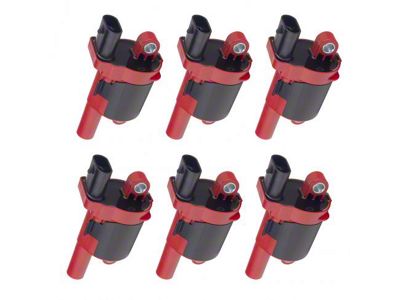 Performance Ignition Coil Kit; Round Style (14-24 4.3L Sierra 1500)