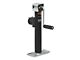 Pipe-Mount Swivel Trailer Jack with Side Handle; 2,000 lb.