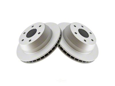 Plain Vented 6-Lug Rotors; Rear Pair (03-06 Sierra 1500 w/ Quadrasteer)