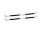 Platinum 4-Inch Oval Side Step Bars; Stainless Steel (19-24 Sierra 1500 Crew Cab)