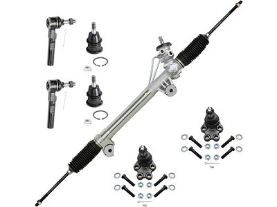 Power Steering Rack and Pinion with Ball Joints and Outer Tie Rods (99-06 2WD Sierra 1500 w/ Front Coil Springs)