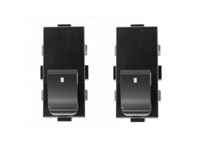 Power Window Switch; Rear Driver and Passenger Side (07-13 Sierra 1500 Crew Cab)