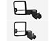 Powered Adjustable Heated Manual Extendable Towing Mirrors with Clear LED Turn Signals; Chrome (19-24 Sierra 1500)