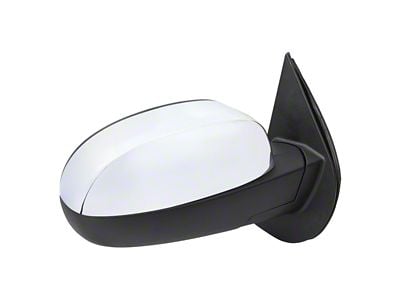 Powered Heated Auto-Fold Mirror with Puddle Light and Turn Signal; Chrome; Passenger Side (07-13 Sierra 1500)