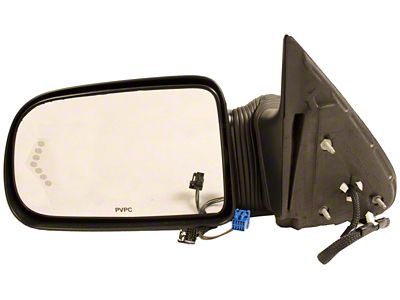 Replacement Powered Heated Extendedable Towing Mirror; Driver Side (03-06 Sierra 1500)