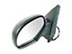 Powered Heated Manual Folding Mirror; Textured Black; Driver Side (07-13 Sierra 1500)