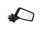 Powered Heated Manual Folding Mirrors with Blind Spot Detection; Textured Black (19-24 Sierra 1500)